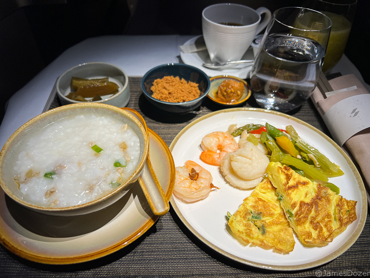 a plate of food on a table