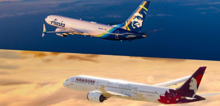 a collage of airplanes in the sky