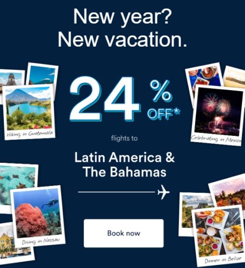 Alaska Airlines Latin America And Bahamas One-Day Sale