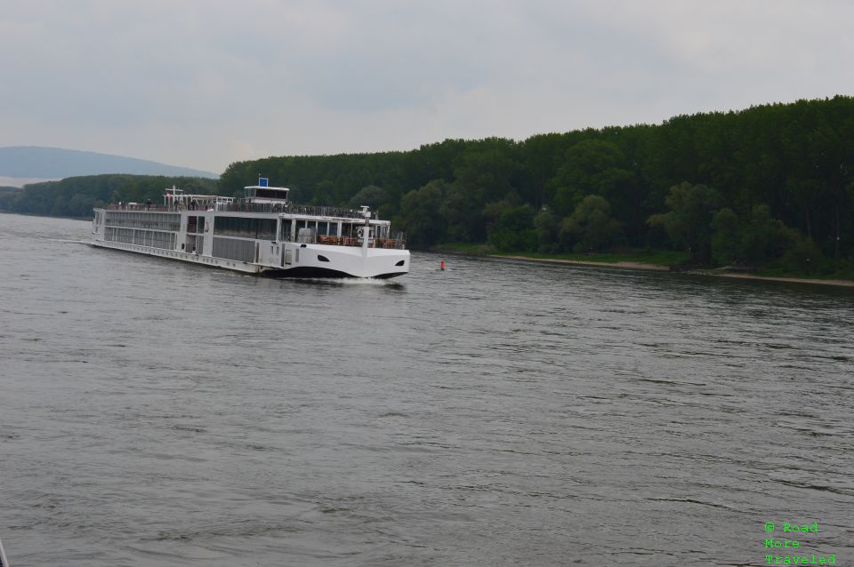 Viking River Cruise Ship, Danube River near Vienna