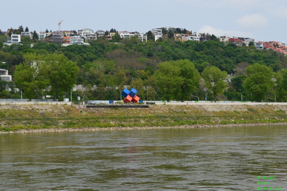 Public art installation along Danube, Bratislava