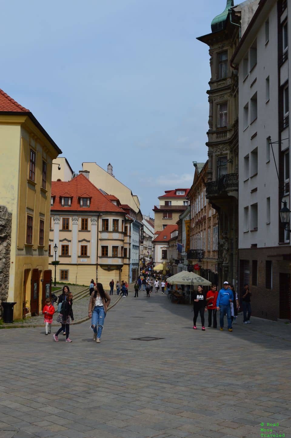 Old Town Bratislava from Holy Trinity Column