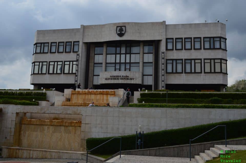 Walking Tour of Bratislava Castle and Old Town - Slovakian parliament building