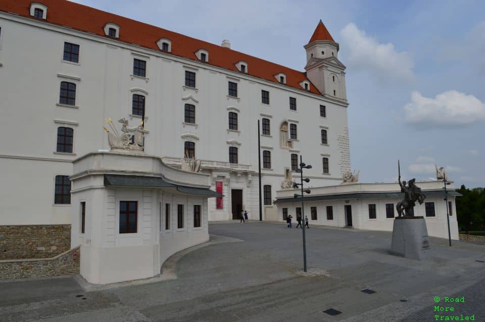 Bratislava Castle ticket office and entrance