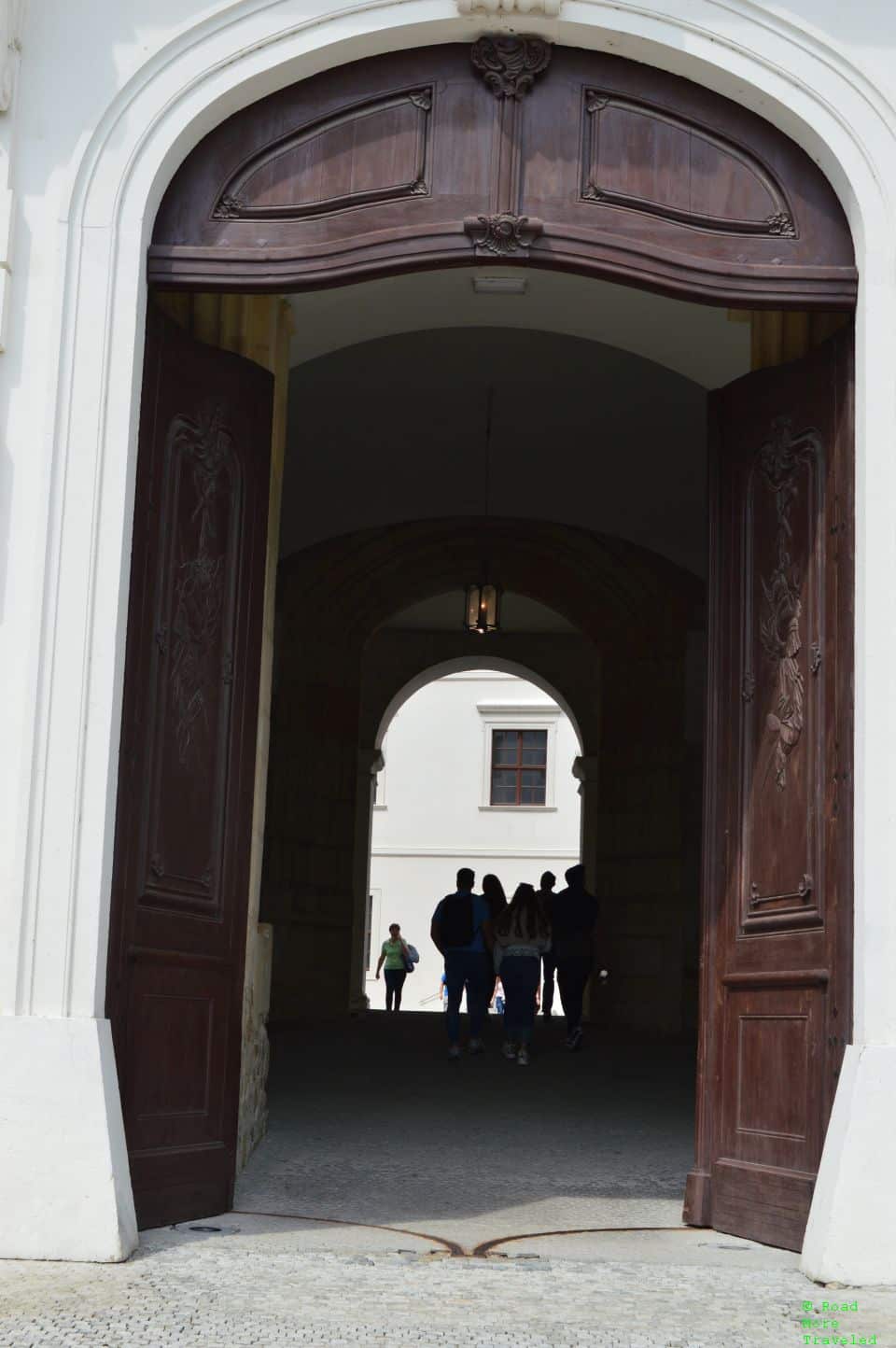 Walking Tour of Bratislava Castle and Old Town - entrance door to Bratislava Castle palace