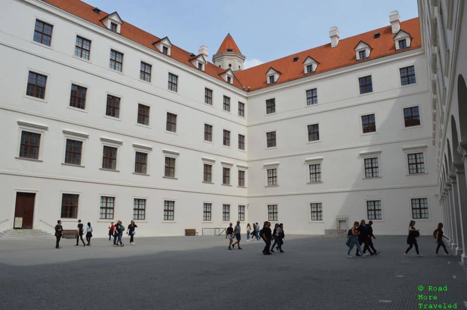 Bratislava Castle courtyard