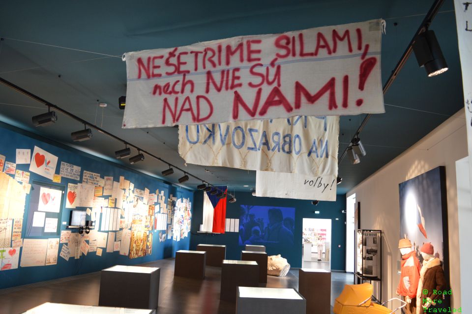 Walking Tour of Bratislava Castle and Old Town - Velvet Revolution exhibit at Bratislava Castle