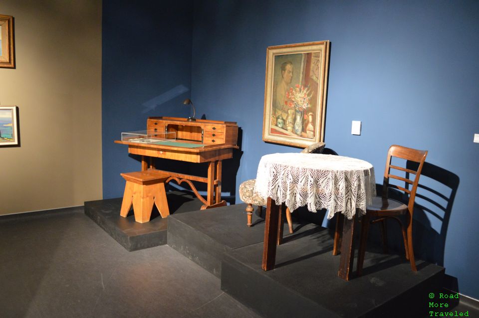 Mock-up of rural Slovak household, Bratislava Castle