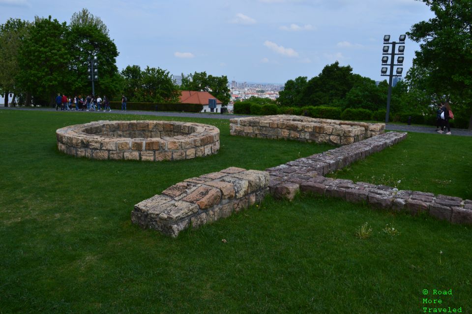 Walking tour of Bratislava Castle and Old Town - remains of Great Moravian basilica