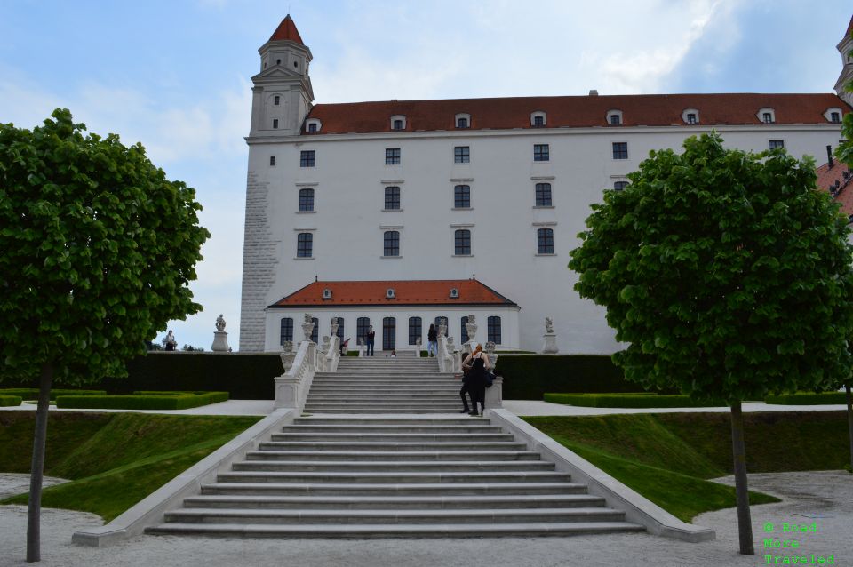 Staircase from Baroque Gardens to Bratislava Castle entrance