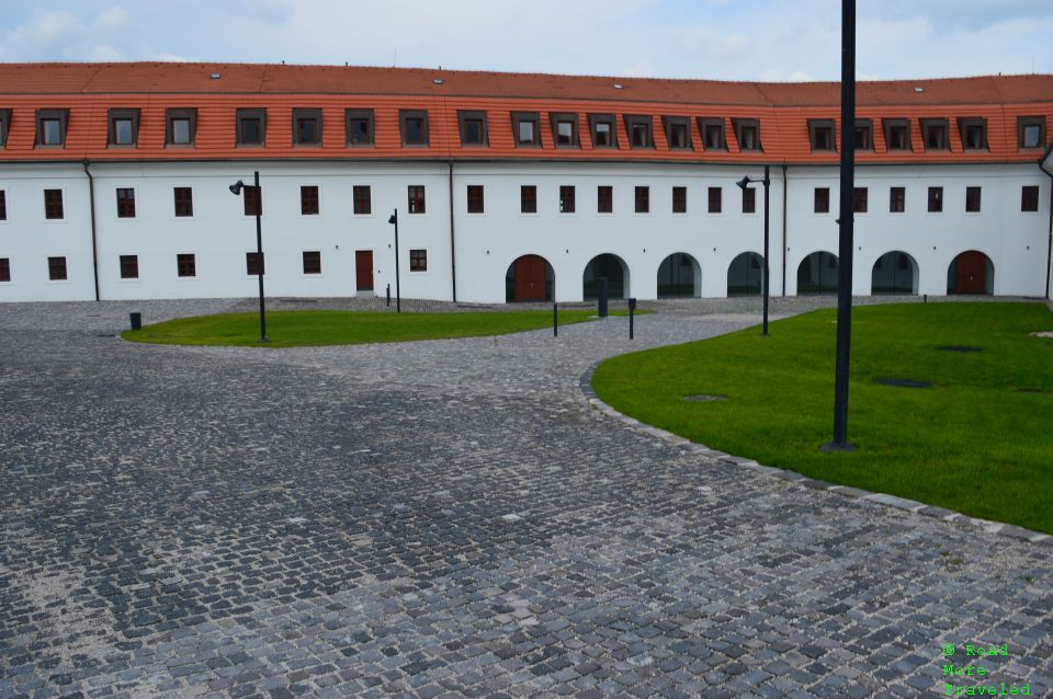 Bratislava Castle satellite building on northern boundary