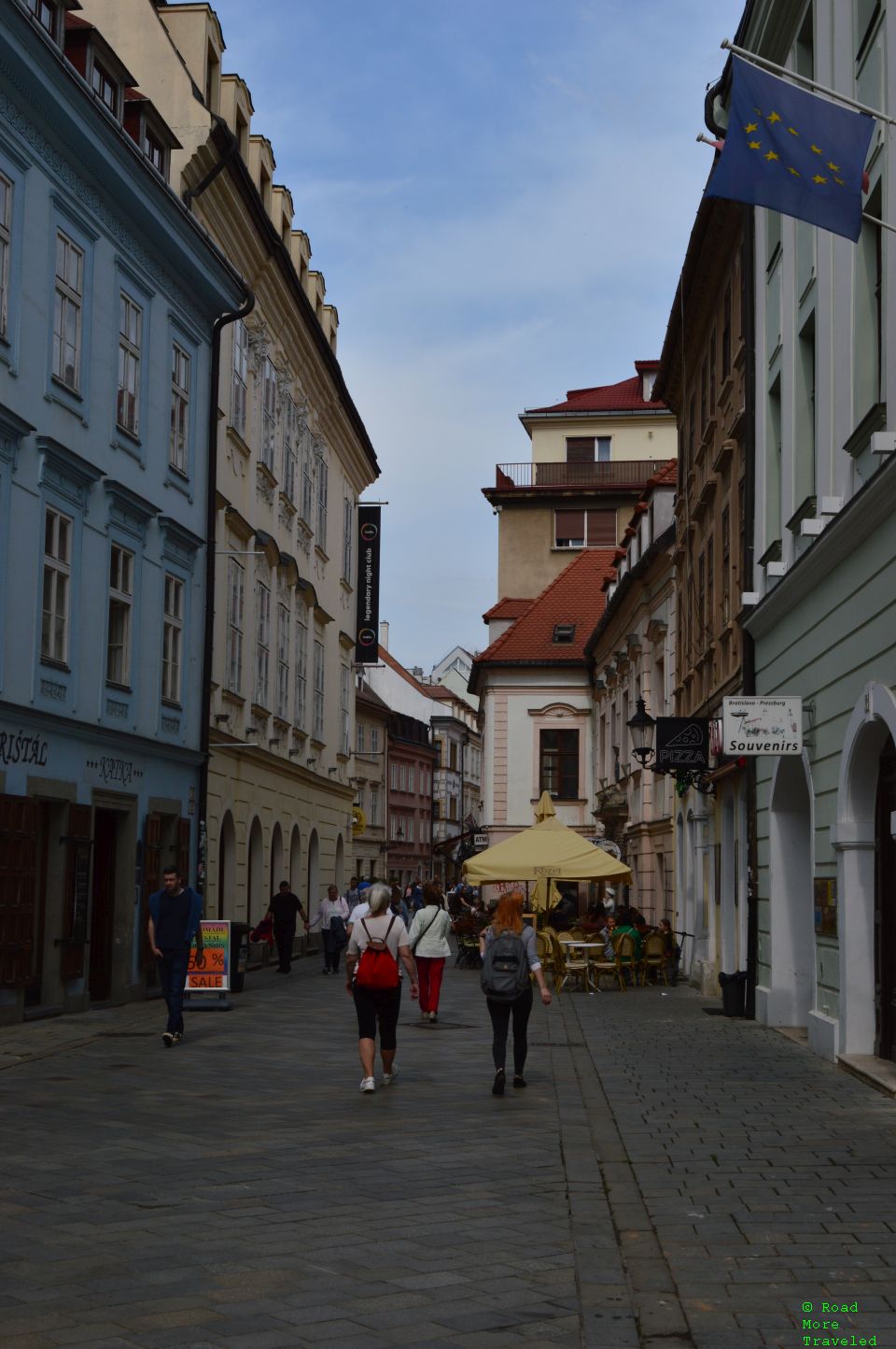 Walking Tour of Bratislava Castle and Old Town Bratislava - typical street in Old Town
