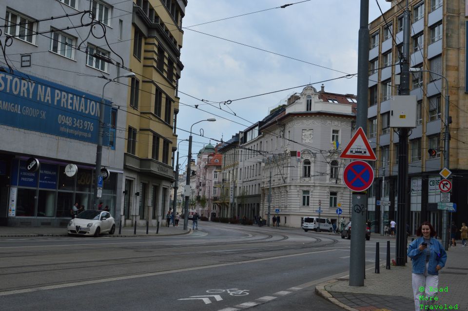 East end of Old Town Bratislava