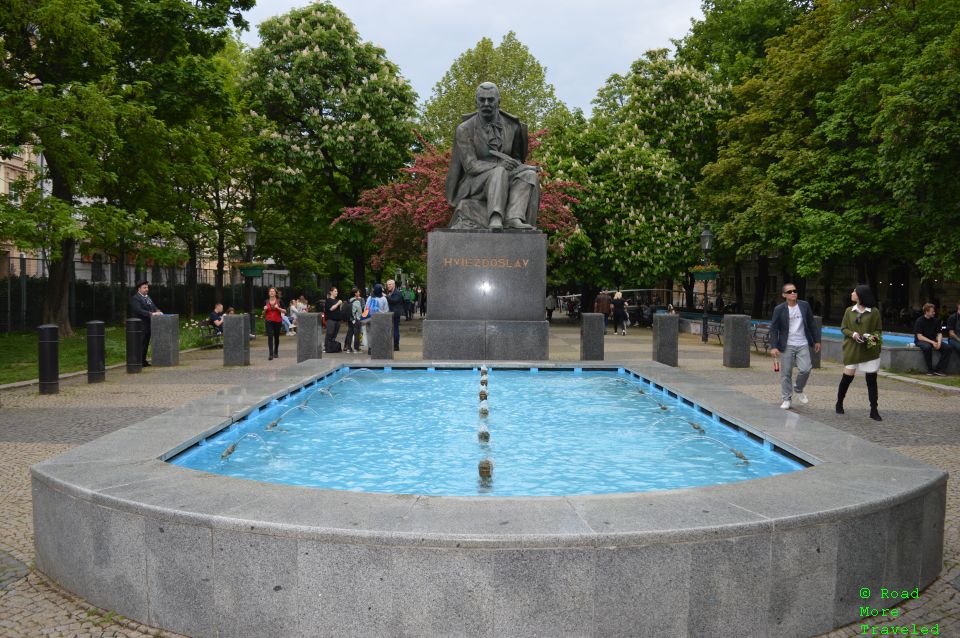 Pavol Országh Hviezdoslav statue and fountain, Bratislava