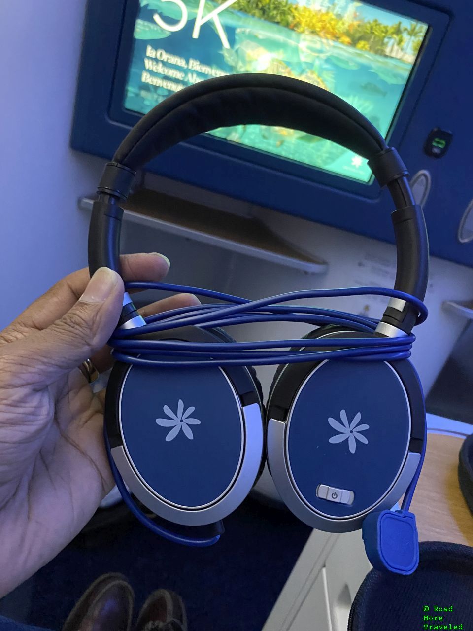 Air Tahiti Business Class headphones