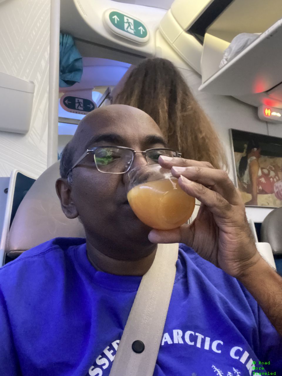 Air Tahiti PDB selfie