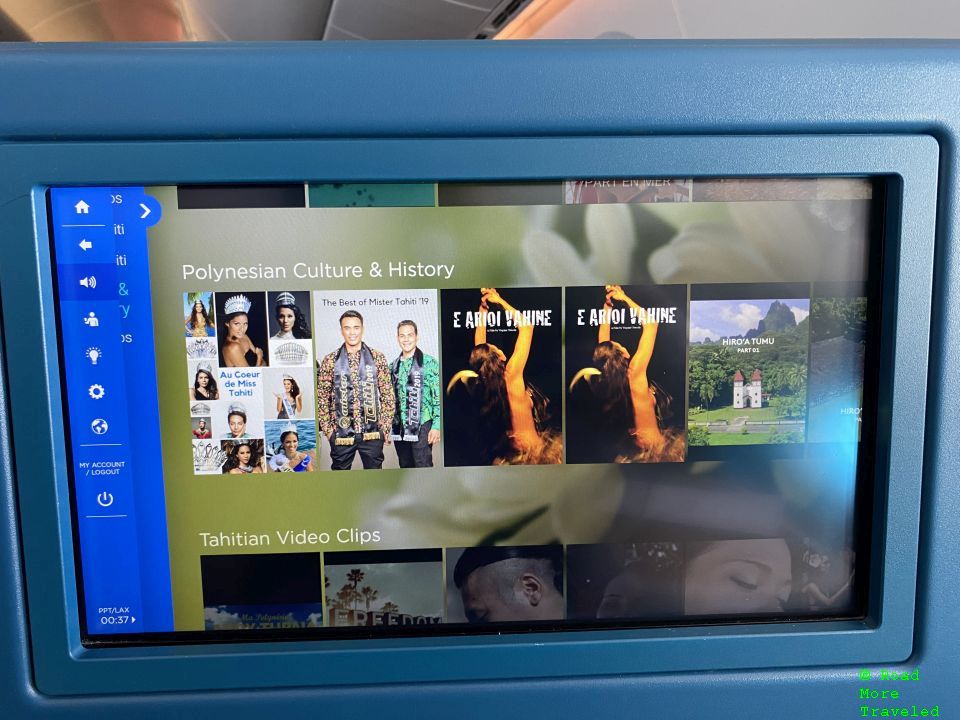 Air Tahiti IFE - Polynesian culture selection