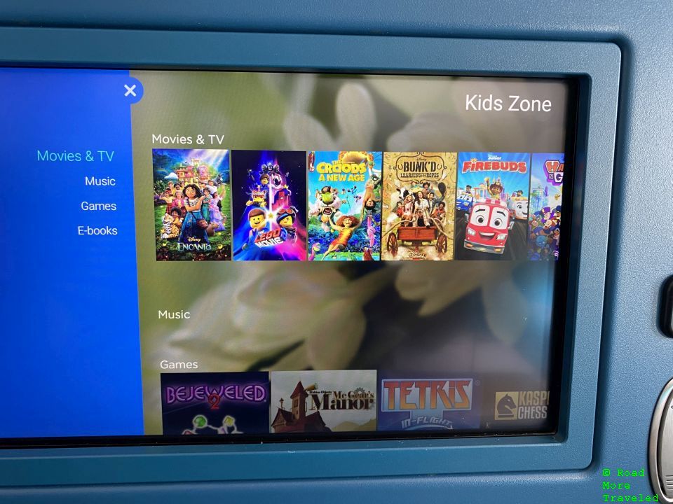 Air Tahiti Nui IFE - kids content