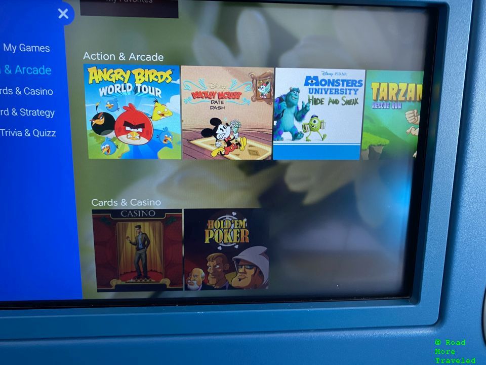 Air Tahiti Nui IFE - video games