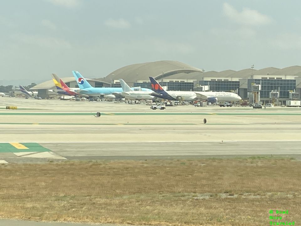 Tail parade at LAX TBIT