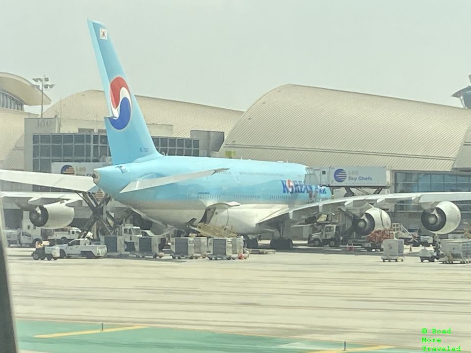 Korean Air A380 at LAX