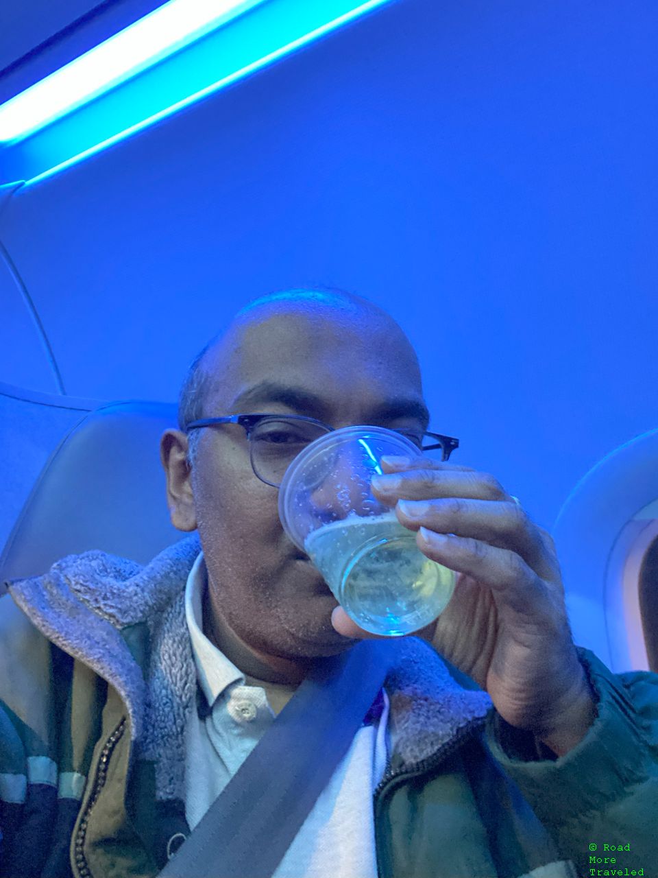 jetBlue Mint PDB selfie