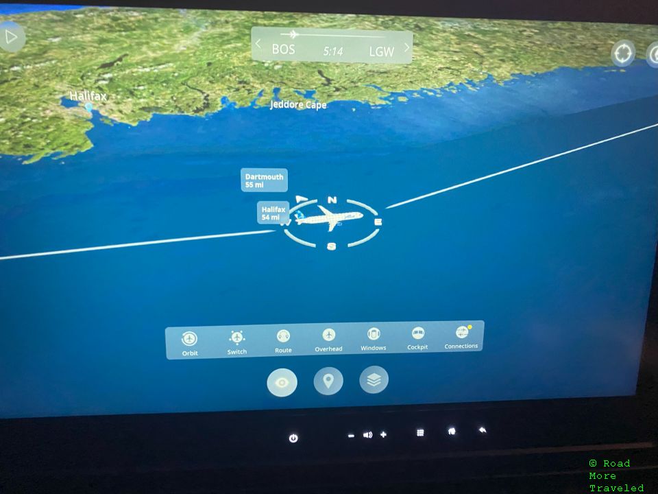 jetBlue IFE moving map