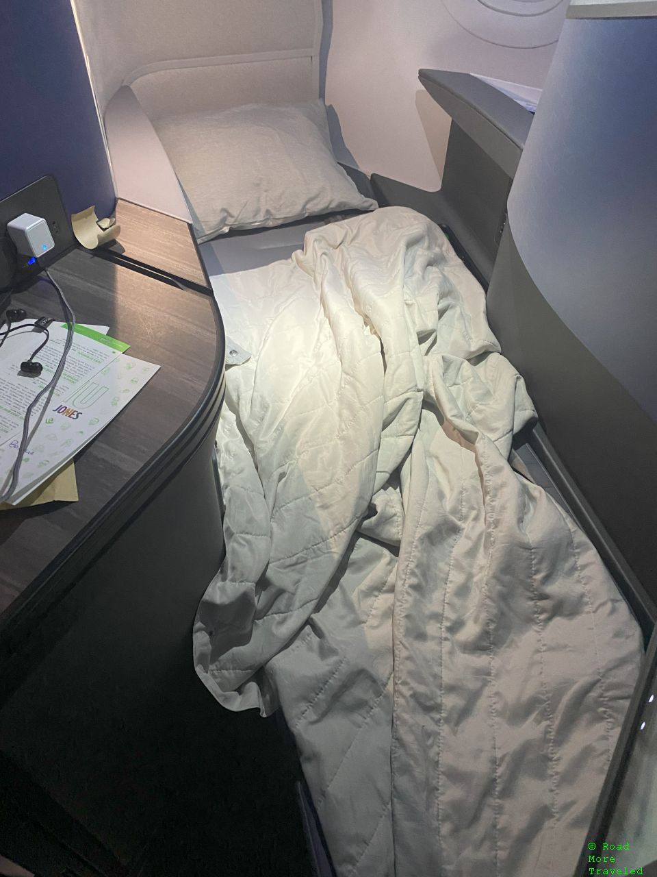 jetBlue A321neo Mint Business Class - flat bed