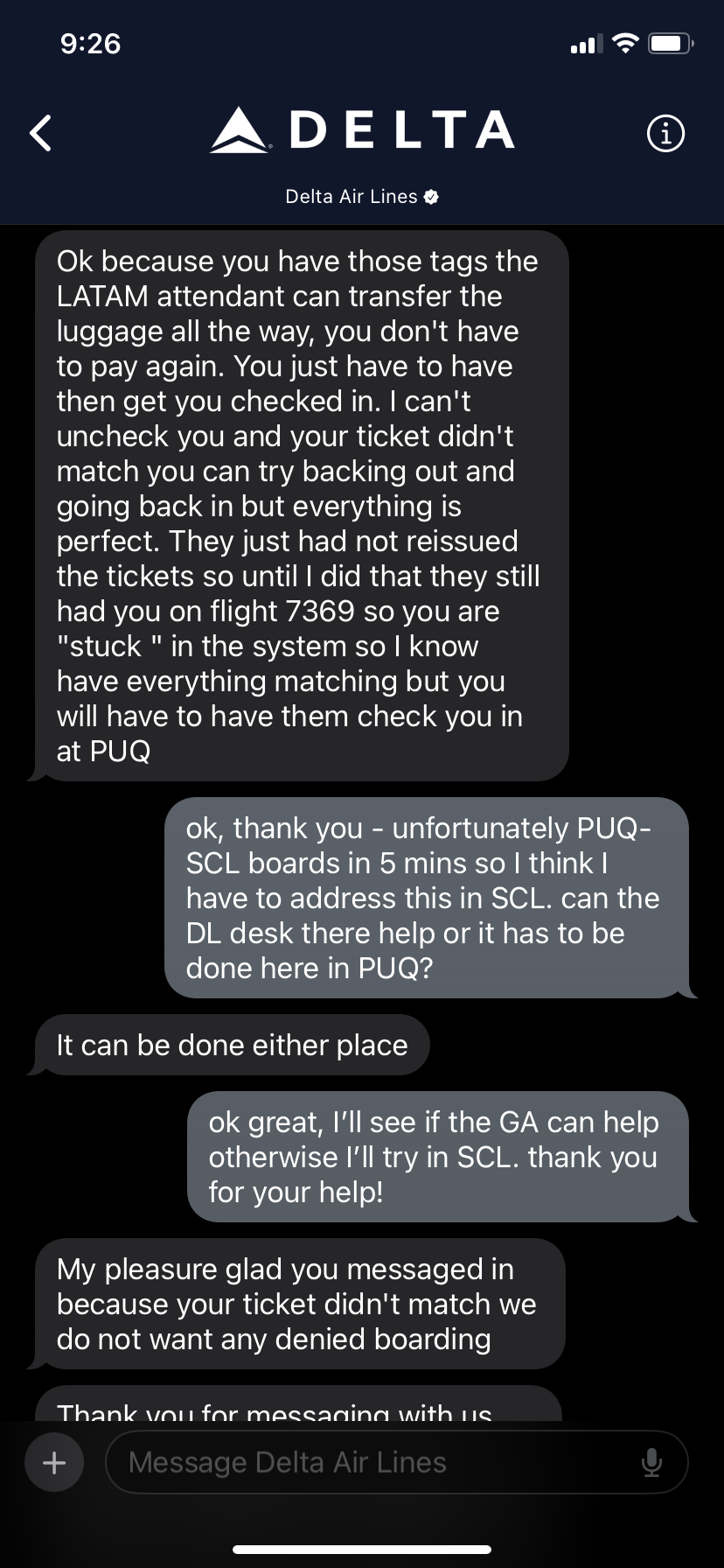 No room at the inn in Punta Arenas