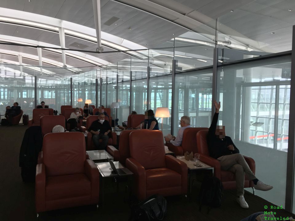 Air Canada Maple Leaf Lounge YYZ International seating