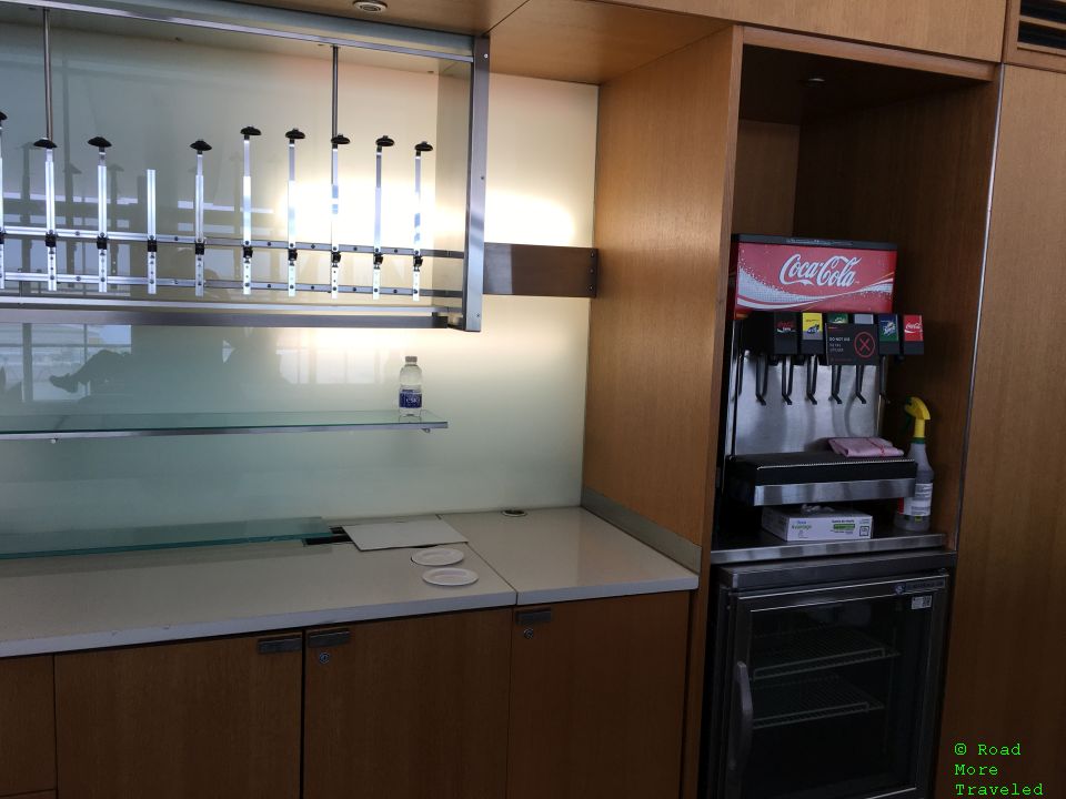 Air Canada Maple Leaf Lounge YYZ international upstairs soda fountain