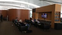 Air Canada Maple Leaf Lounge YYZ International - TV viewing area