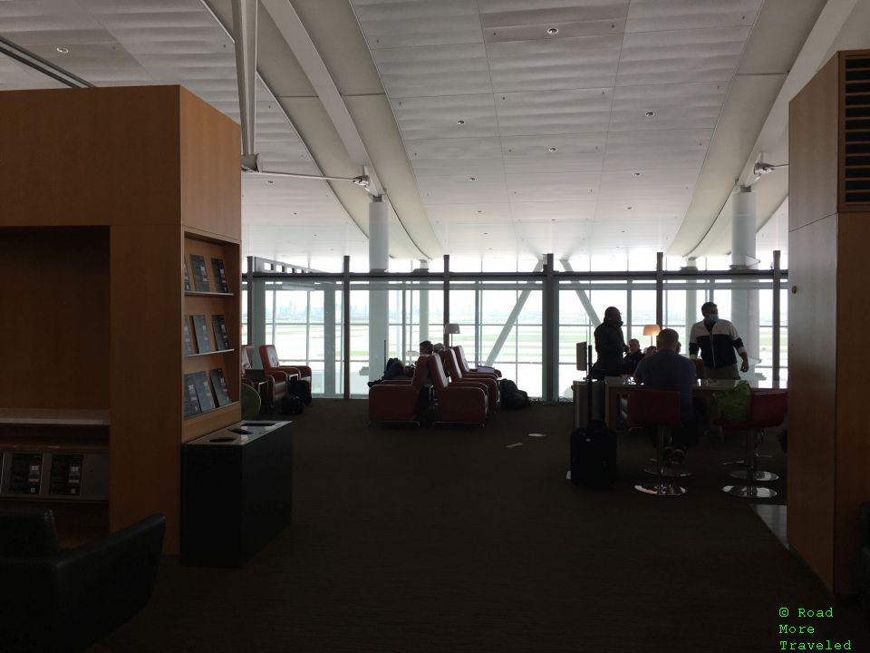 Air Canada Maple Leaf Lounge YYZ International back seating area