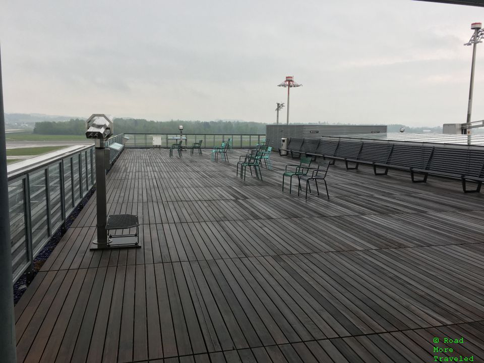 Observation deck seating area, ZRH Airport E Gates