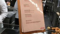 SWISS Business Lounge Zurich A Gates - lunch menu