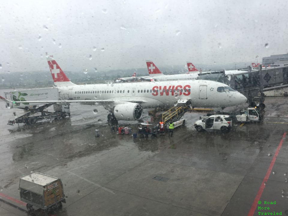 SWISS Airbus A220-300 at ZRH