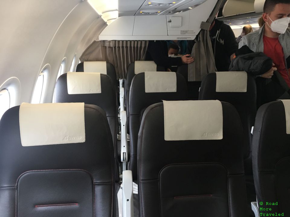 SWISS A321neo Business Class cabin