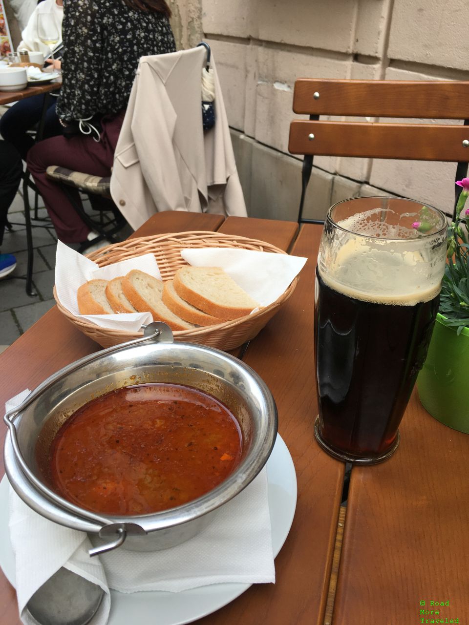 Walking Tour of Bratislava Castle and Old Town Bratislava - goulash and beer