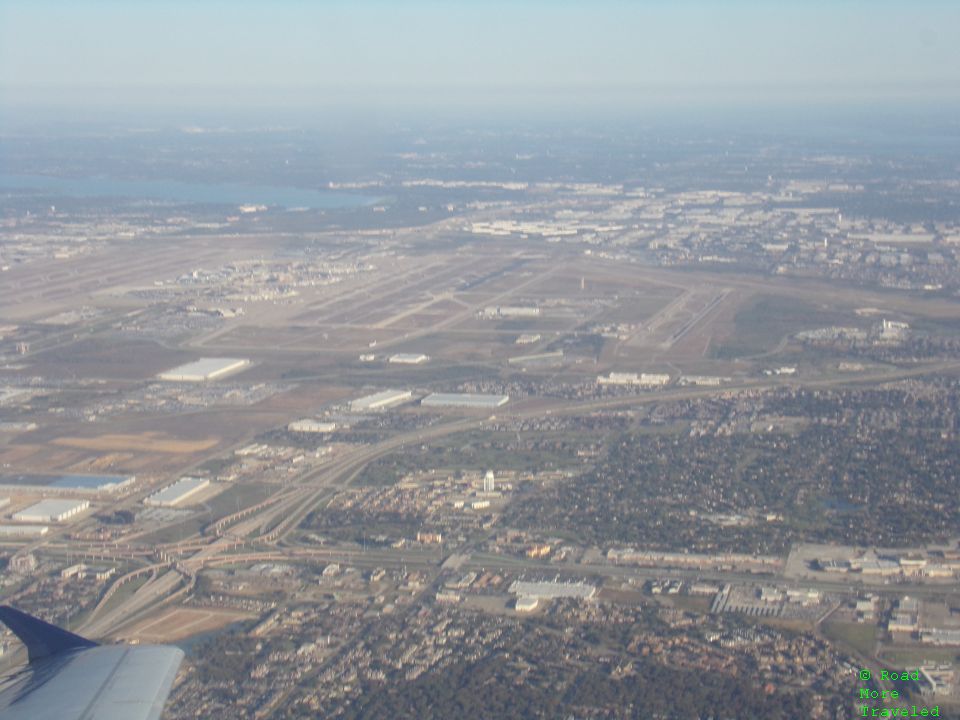 DFW Airport airfield seen from south