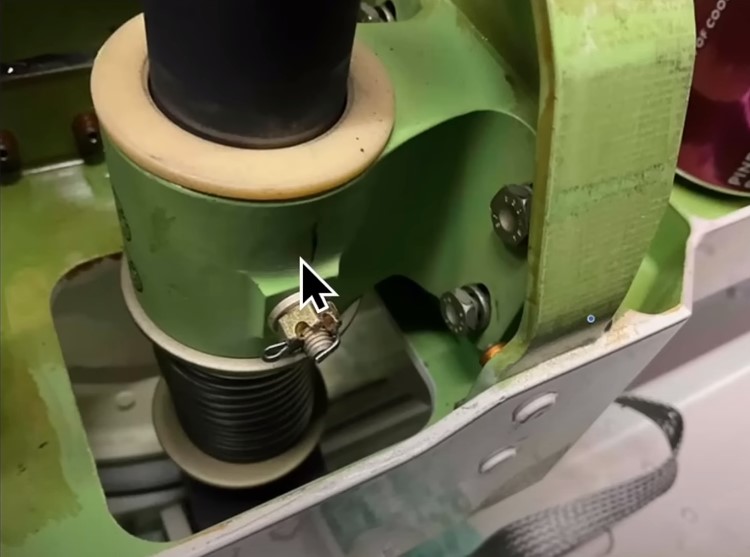 a close up of a machine