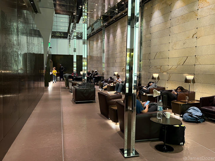 people sitting in a room