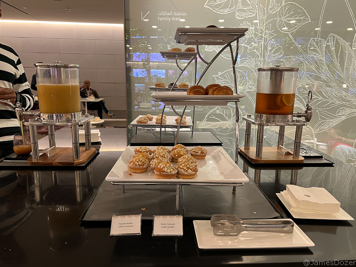 a tray of pastries on a table