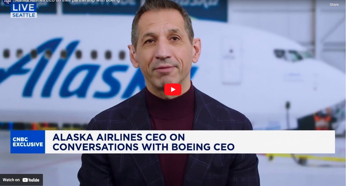Alaska Airlines CEO on their partnership with Boeing Travel Codex