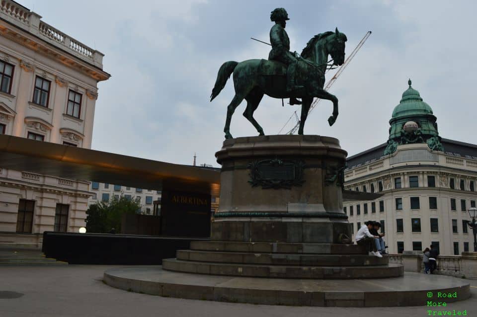 Enjoying a spring weekend in Vienna - Albrecht memorial, Albertina
