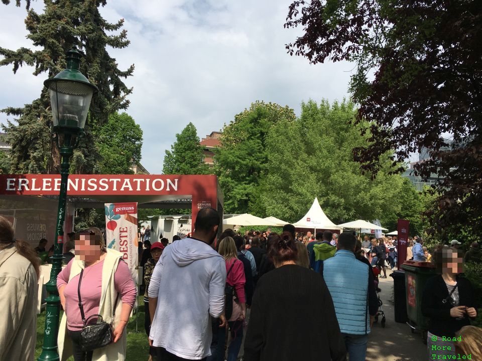 Farmers market in Stadtpark, Vienna