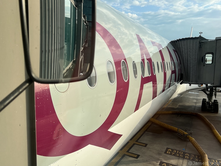 a close up of a plane