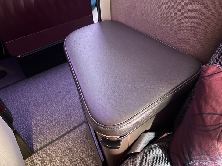 a seat in a vehicle