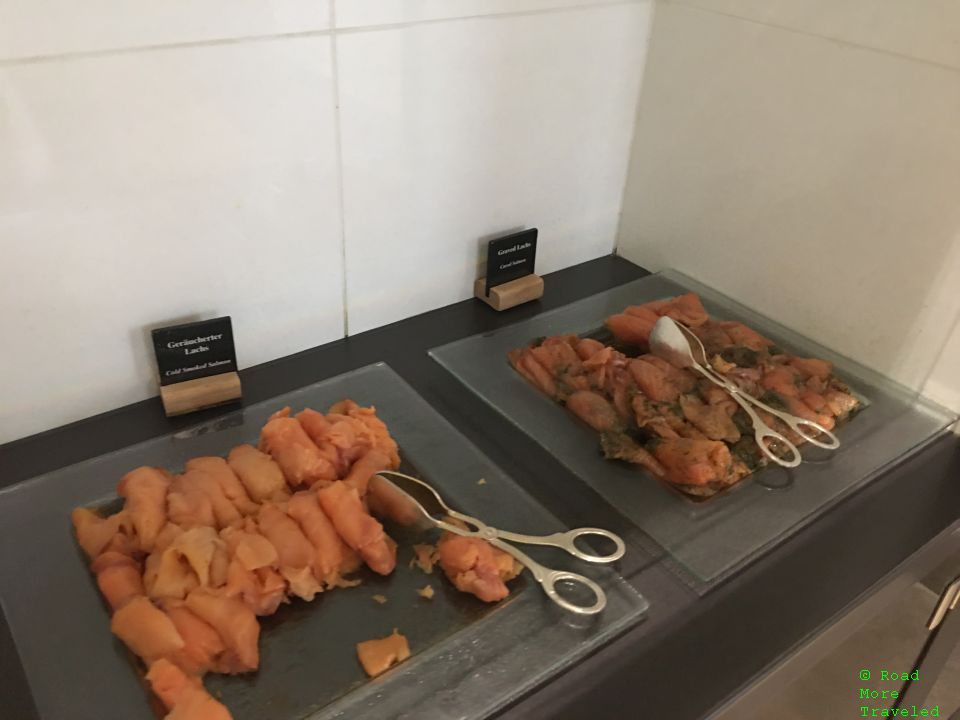 Palais Hansen Kempinski breakfast salmon