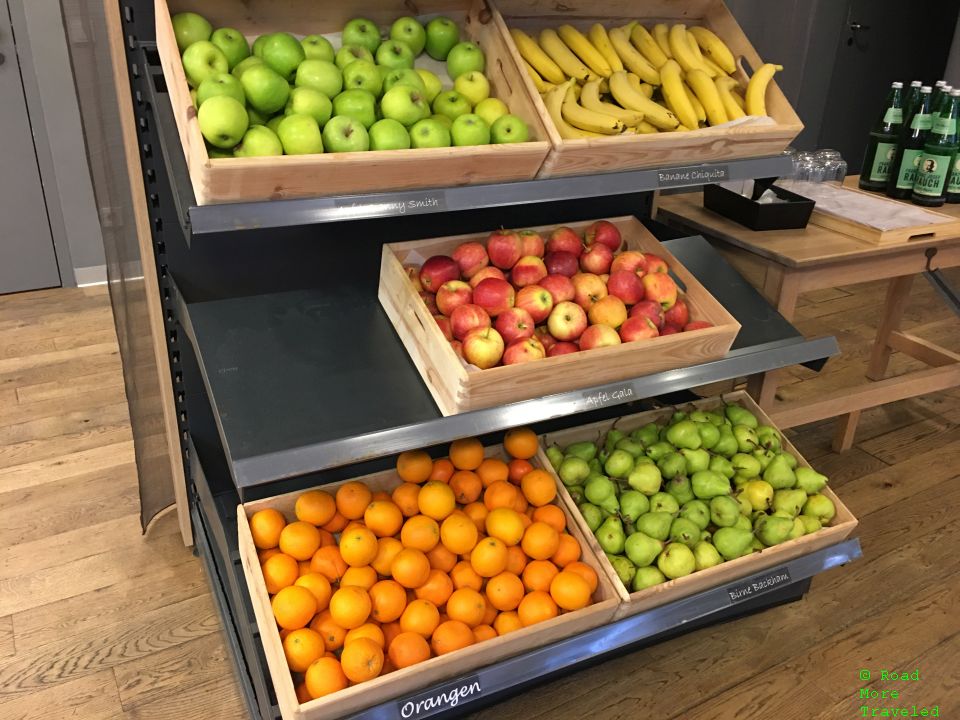Fresh fruit at Austrian Business Lounge (F Gates VIE)