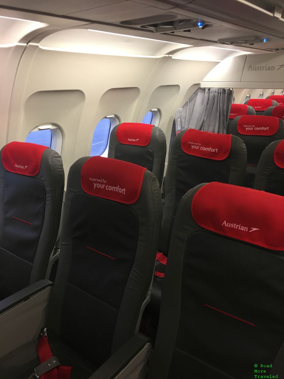 Austrian A321 Business Class seating